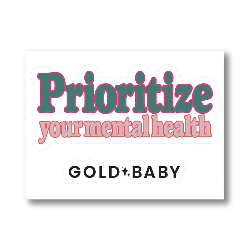 Prioritize Your Mental Health Sticker Pack