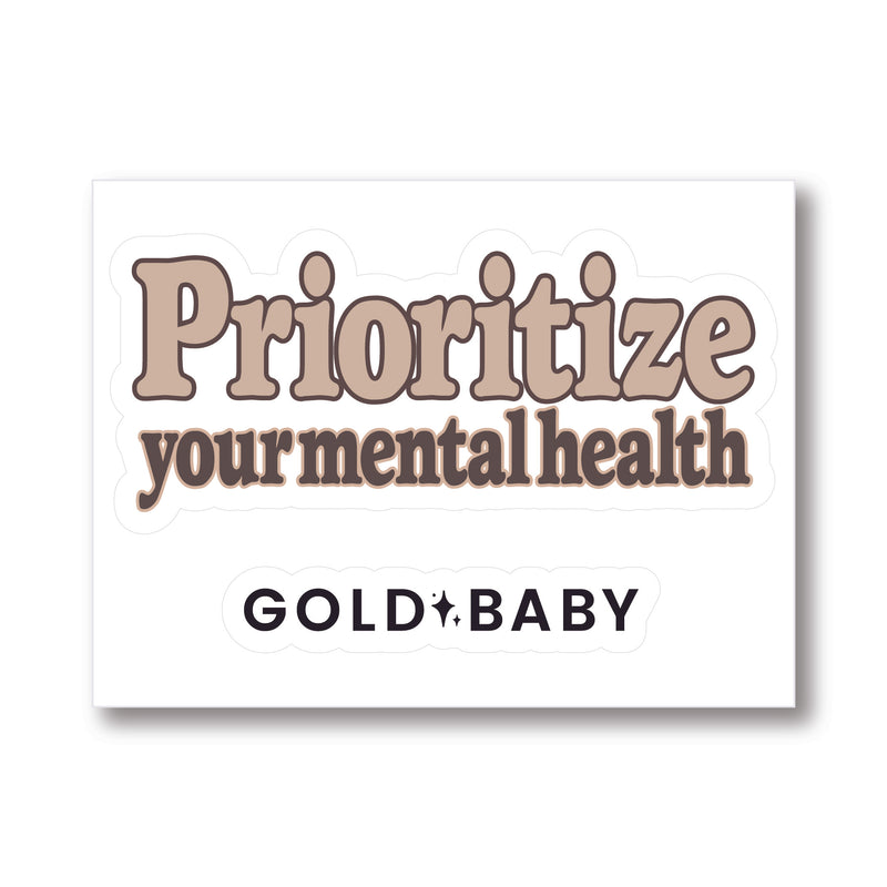 Prioritize Your Mental Health Sticker Pack