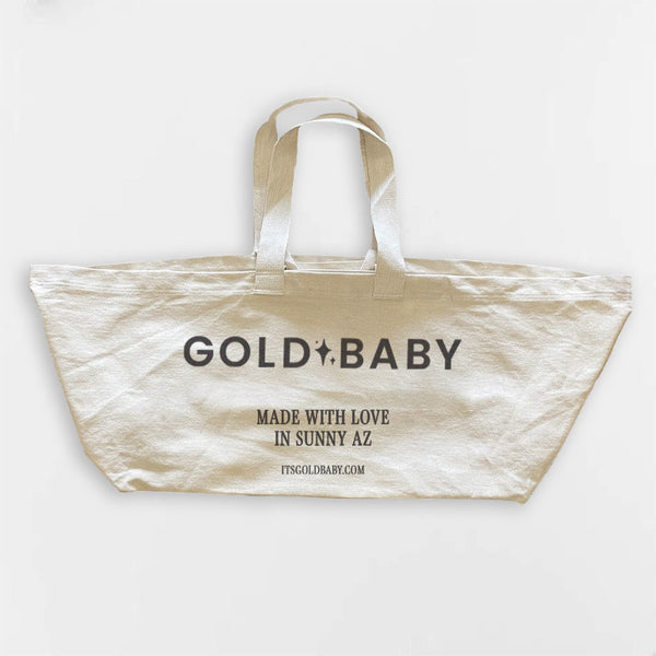 The Giant Beige Bag – It's Gold Baby